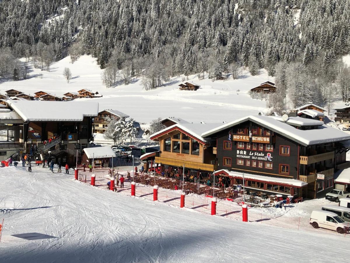Hotel Le Schuss Châtel Esterno foto